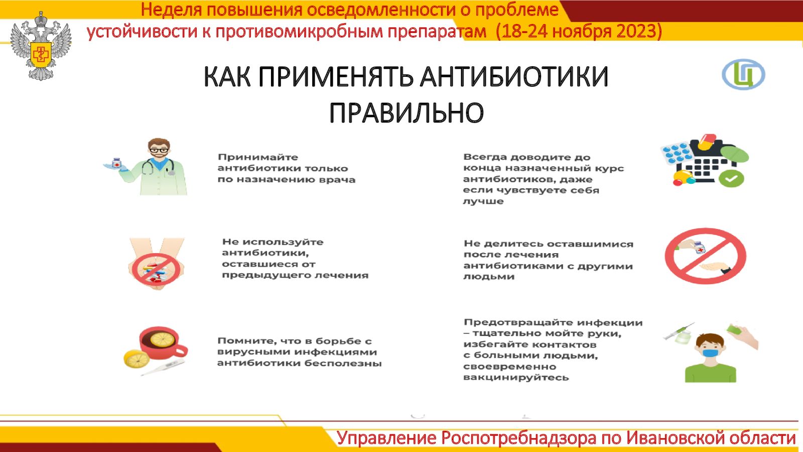 Всемирная неделя повышения осведомленности о проблеме устойчивости к  противомикробным препаратам